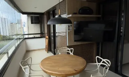 Apartamento a venda na pituba com 3 quartos nascente e varanda gourmet no gran ville