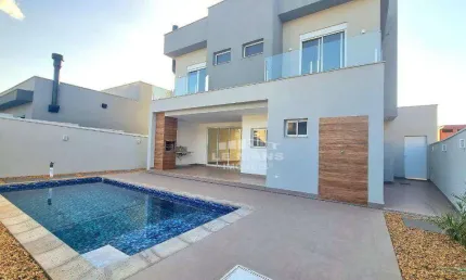 Casa em Condomínio a venda no Villa Bela Vista, 3 quartos, 3 suítes, 4 vagas, no bairro Santa Rosa em Piracicaba - SP