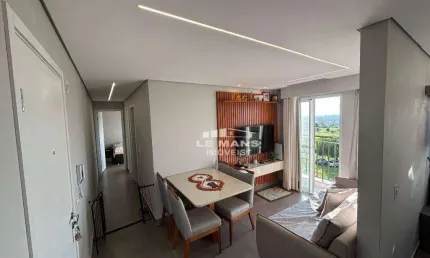 Apartamento a venda no Edifício Terras Altas Residencial, 2 quartos, 1 vaga, no bairro Pompéia em Piracicaba - SP