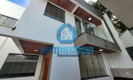Casa nova com 3 quartos, 3 banheiros e área gourmet à venda, CIDADE NOVA, GOVERNADOR VALADARES - MG