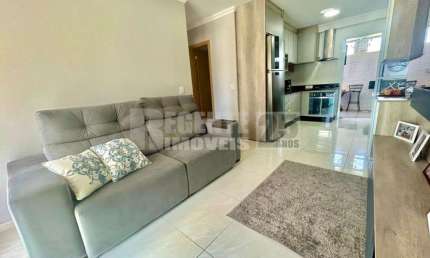 Apartamento Garden com 2 dormitórios e uma vaga de garagem mobiliado no bairro Vargem Pequena