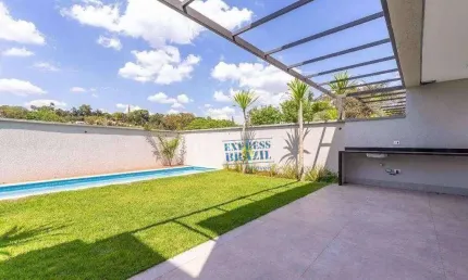 Casa em Condomínio, 4 suítes, jardim com piscina, 424m², Chácara Flora, São Paulo/SP