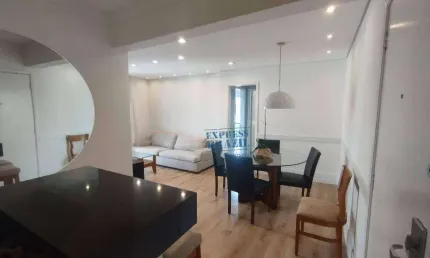 Apartamento com 3 quartos, totalmente mobiliado, 98m² - aluguel por R$8000,00/mês, Jardim Paulista, São Paulo/SP