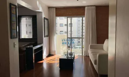 Apartamento com 2 quartos, totalmnente mobiliado - 92m² - À venda em Moema, São Paulo/SP