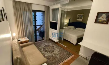 Apartamento tipo flat mobiliado, com 31m² à Venda em Moema - Agende sua visita!