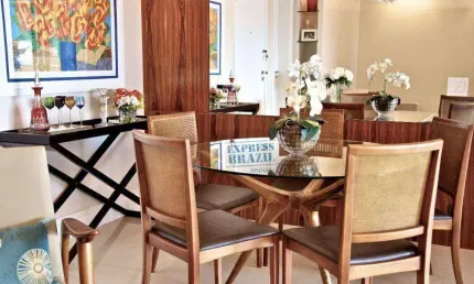 Apartamento de 112m² com terraço gourmet com churrasqueira, 3 dorm. sendo 2 suítes - ar condicionado - para venda ou locação na Chácara Santo Antônio