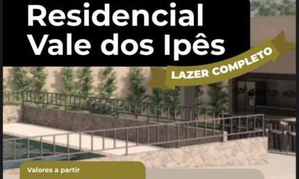 Nova Oportunidade para você conquistar seu imóvel próprio!   Lançamento do novo Condomínio de Apartamentos na planta, ?Condomínio Residencial Vale dos Ipês na Av. Donato Flores, próximo a Sabesp, em T