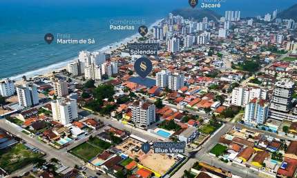 Imperdível! Apartamento à venda em Caraguatatuba-SP, bairro Martim de Sá, 1 quarto, 1 suite, 1 sala, 1 banheiro, 1 vaga de garagem, 46,70 m².