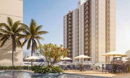 Apartamento à venda em Hortolândia-SP, Parque Gabriel: 2 quartos, 1 suíte, 2 salas, 2 banheiros, 1 vaga, 56,57m². Venha conferir!