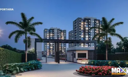 MAXY SANTANA ?Apartamentos em frente ao UNASP e ao lado do Golden Park  ?Aptos com 56 m² ?2 quartos sendo 1 suíte  ?Varanda com acesso privativo pela