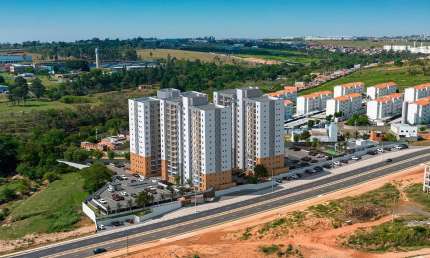 Imperdível! Apartamento à venda em Hortolândia-SP, bairro Jardim Novo Ângulo, 2 quartos, 2 salas, 1 banheiro, 1 vaga, 51 m².