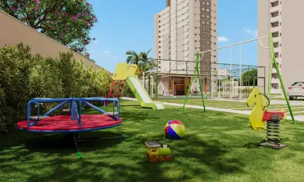 Venda de Apartamento de 2 Quartos no Jardim das Indústrias, Jacareí-SP: 2 Salas, 1 Banheiro, 1 Vaga de Garagem, 43,90m².