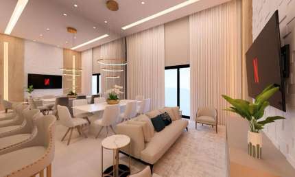 Luxuosa casa em condomínio à venda em Hortolândia-SP, Parque Ortolândia: 3 quartos, 3 suítes, 3 salas, 4 banheiros, 4 vagas, 174,11 m²!