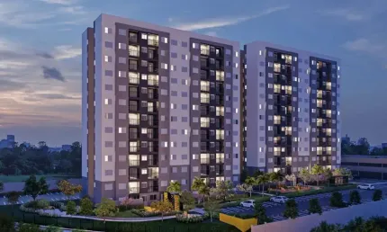 Apartamento à venda em Hortolândia-SP: 2 quartos, 1 suíte, 2 salas, 2 banheiros, 1 vaga, 55,10m² de área. Aproveite!