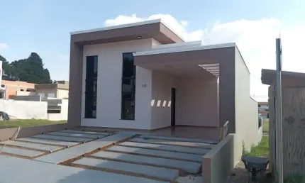 Casa em Condomínio à Venda em Cotia-SP, Chácara Real (Caucaia do Alto): 2 quartos, 1 suíte, 2 salas, 2 banheiros, 3 vagas de garagem, 105m².