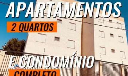 Apartamento à venda na cidade de Nome da Cidade] e no bairro Nome do Bairro] - 2 quartos, 2 salas, 1 banheiro, 1 vaga de garagem, 44,00 m² de área.