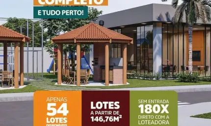 Terreno à venda em Americana-SP no Loteamento Residencial Bairro Pacaembu com 146,76 m² de área