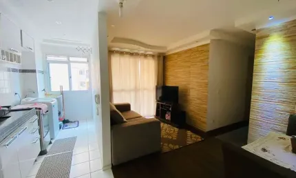 Apto 50m2 Segundo Andar 2 Dorms, Sala Jantar/Estar, Cozinha Planejada, Banheiro, Sacada, 1 Vaga Coberta, 2 Elevadores, Lazer Completo.