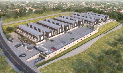 Residencial Trento Casa Sobrado 77,29m2 2 Dorms, Cozinha, Sala Jantar/TV, 1 Banheiro Social, Lavabo, 1 Vaga Garagem, Quintal, Lazer Complet