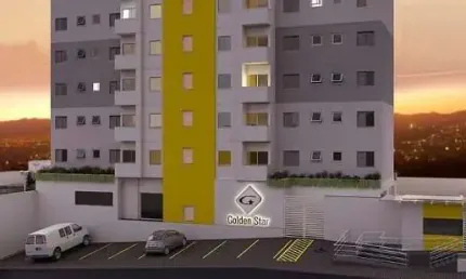 Apto 51m2 2 Dorms, 1 Suíte, Sala Jantar/Estar, Cozinha Americana, Banheiro, Sacada Vista Panorâmica, Área de Serviço, Sol da Manha, 1 Vaga, Lazer Comp