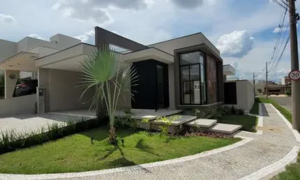 Casa a Venda, Paulínia/SP  Parque Bom Retiro, 3 dormitórios, 3 suítes, 3 banheiros, 2 vagas de garagem, área construída 171,00 m², terreno 305,00 m²