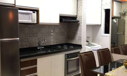 Napoli Apartamento 59m2, 2 Dormitórios, 1 Suíte, Mobiliado, Varanda Gourmet, Área de Lazer Completo, 1 e 2 Vagas.
