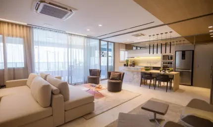 Lançamento The Gardens, Apartamentos de 162,22m² a 165,95m², 3 ou 4 Dormitórios, 3 Suítes, Varanda Gourmet, Área de Lazer Completa, Ótima Localização