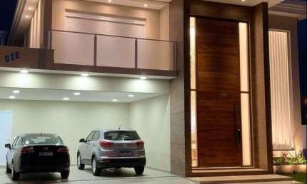 Casa Duplex 220m2 No Residencial Esplanada, 3 Dormitórios com Closet Sendo Uma Suíte com Banheira, Escritório, Área Gourmet, Depósito, 4 Vagas
