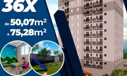 Lançamento Residencial Aquarela, Apartamentos de 50,07m2 a 75,28m2, 2 Dormitórios, Varanda, Área de Lazer Completa, Ótima Localização
