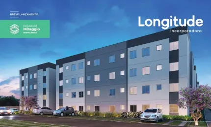 Breve lançamento residencial miraggio, apartamentos de 40m2 e 42m2, 2 dormitórios, área de lazer completo, ótima localização
