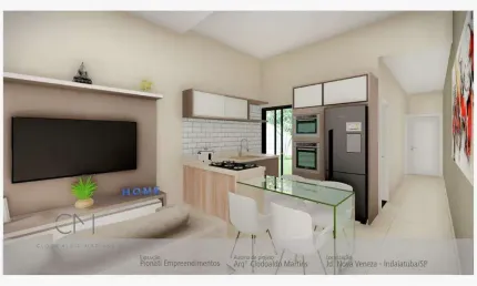Casa 68m2, 2 Dormitórios, 1 Suíte, Jardim de Inverno, 2 Vagas de Garagem, Cozinha Integrada, Churrasqueira com Espaço Gourmet, Ótima Localização