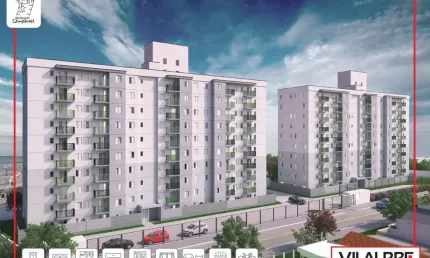 Breve Lançamento Residencial Campanet, Apartamentos de 48m2 a 70m2, 2 Dormitórios, Varanda, Cozinha Americana, Área de Lazer Completa