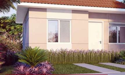 Lançamento Vila dos Ibirás  Casa  2 dormitórios 43,33 m2 2 pontos para Ar Condicionado  Terreno de 200 m2 (8x25) A partir 141,130.00,00