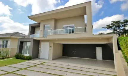 Genesis 1 Casa Duplex 462m2 4 Suítes c/Varandas e 3 c/Closets,Sala 4 Ambientes,Escritório,Lavabo,Área Gourmet,Depósito,Sauna,Piscina parte Coberta