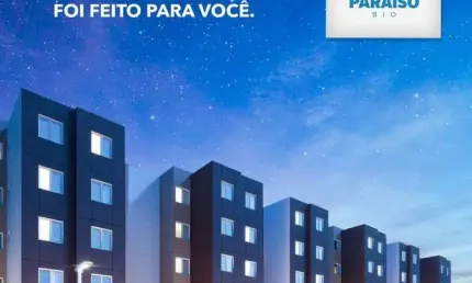 Lançamento Nosso Paraíso Bio Aptos 43,66m2, 2 Dorms, Sala, Cozinha, Banheiro, 1 Vaga, Lazer Completo
