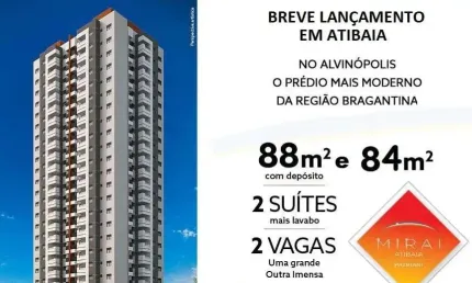 Breve Lançamento Mirai Patriani Aptos 84 e 88m2 2 Suítes,Sala,Cozinha,Banheiro,Varanda Gourmet c/Churrasqueira,2 Vagas