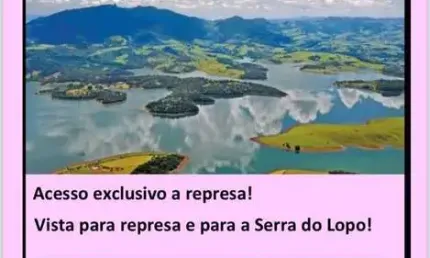 Terreno Plano 5450m2 Pé na Agua Fundos e Entrada pela Estrada Municipal