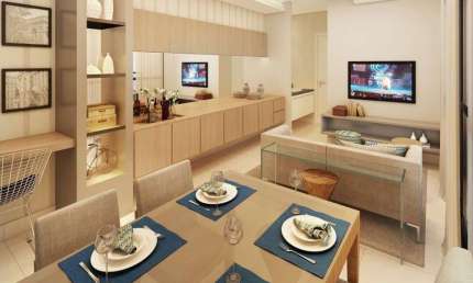 Don Cambuí Flat Loft Studio 48m2 e 51m2, 1 Dormitório, 1 ou 2 Vagas, Varanda Gourmet, Área de Lazer Completo.