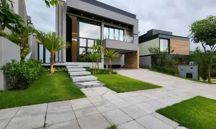 Casa em Condomínio de Luxo em Campinas-SP, Alphaville Dom Pedro: 3 quartos, 3 suítes, 3 salas, 5 banheiros, 4 vagas, 248,91m².