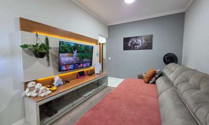 Casa em Condomínio à Venda em Hortolândia-SP  Jardim Santa Clara do Lago II  3 Quartos  1 Suite  2 Salas  2 Banheiros  4 Vagas  120 m².
