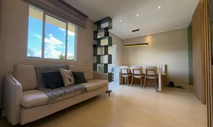 Apartamento à venda em Campinas-SP, Parque Fazendinha: 3 quartos, 1 suíte, 2 salas, 2 banheiros, 2 vagas de garagem, 70m². Venha conferir!