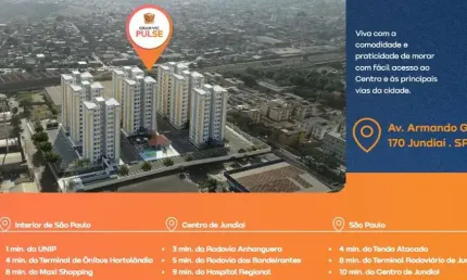 Apartamento à venda em jundiaí-sp, no engordadouro com 2 quartos, sala, banheiro e vaga de garagem!