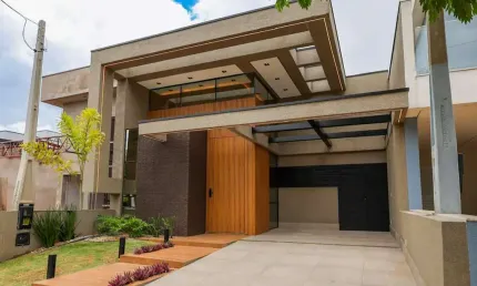 Casa de alto padrão em condomínio na vila monte alegre, paulínia-sp: 3 quartos, 3 suítes, 3 salas, 3 banheiros, 4 vagas, 140m².