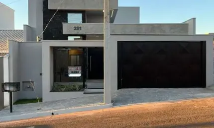 Casa Moderna à Venda com 3 Quartos e Área Gourmet no Afonso Querioz – Patos de Minas
