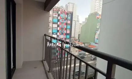 Flat com 1 quarto para alugar na Rua Major Sertório, Vila Buarque, São Paulo