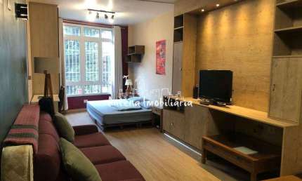 Flat com 1 quarto à venda na Rua Jaguaribe, Santa Cecília, São Paulo