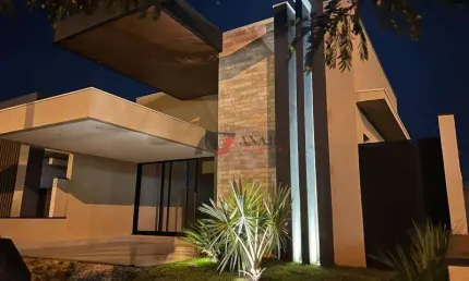 Casa térrea em condomínio quinta da mata ii, ribeirão preto - sp