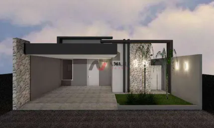 Casa em condomínio fechado com 3 quartos à venda no Centro, Brodowski 