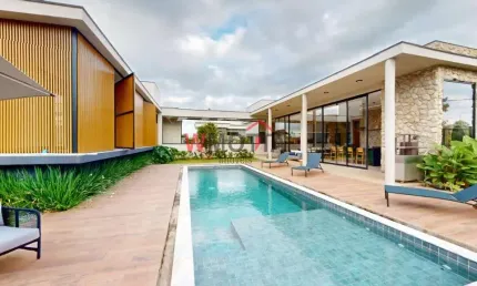 Casa de luxo em condomínio na cerejeira, jacareí-sp: 4 quartos, 4 suítes, 2 salas, 6 vagas, 481m². venha conferir!