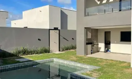 Casa em condomínio para venda em camaçari, abrantes, 4 dormitórios, 4 suítes, 6 banheiros, 3 vagas
